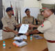  SSP Babloo Kumar honoured Police Station Incharge for Good Work in Agra