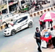  car Workshop owner climb on car bonnet, car run for 1 Kilometer in Agra