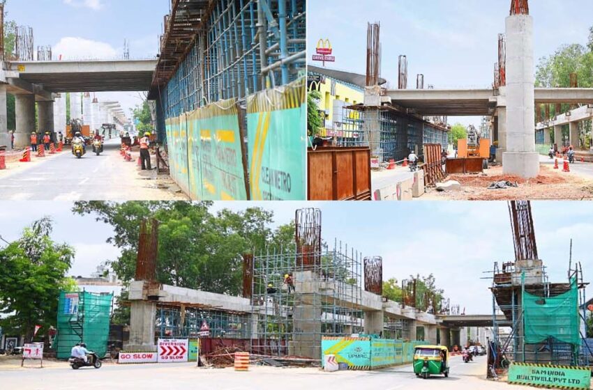  Agra Metro Project: See Agra Metro’s first station in pictures#agranews