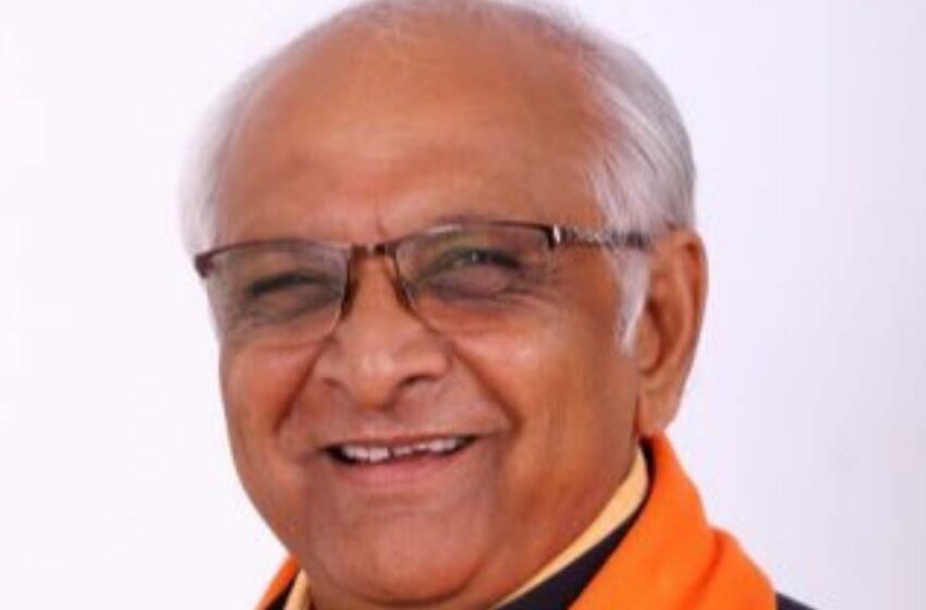  Bhupendra Patel will be the new CM of Gujarat