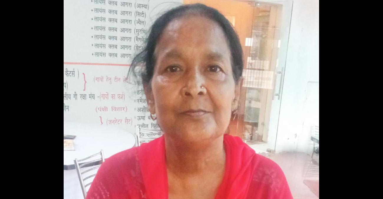 65-year-old-woman-reached-ramlal-old-age-home-agra-agranews-agraleaks