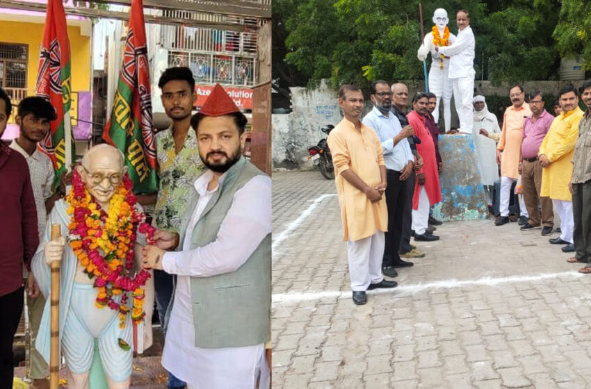  Gandhi Jayanti celebrated with pomp in Agra…see pics