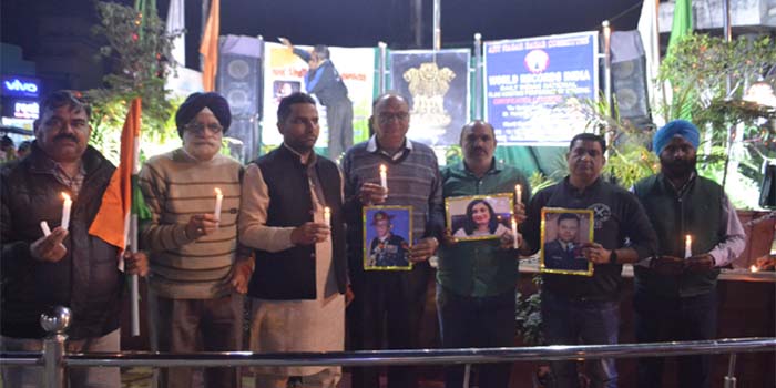  Air Force personnel and civilians paid tribute to jawans by doing candlelight march