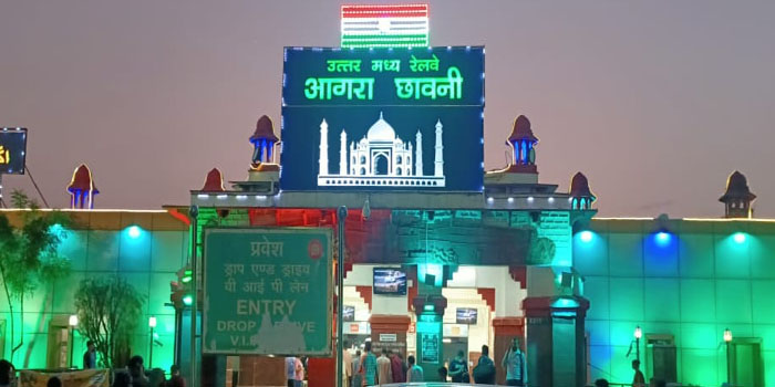  Agra cantt on eve of Republic day, see in Photo #agranews