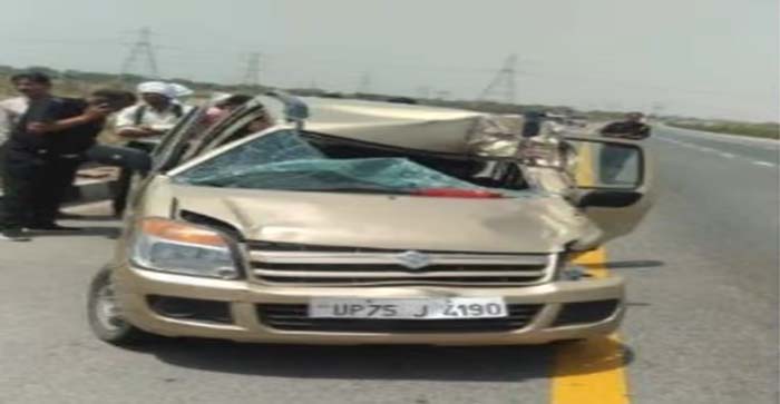  Agra News : Six friend died in road accident in Agra #agra