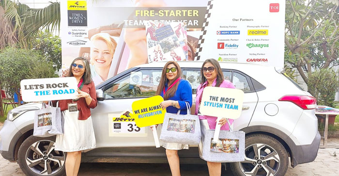  JK Tyre Women’s Drive 2022: Car rally of women reached Agra from Delhi…#agranews