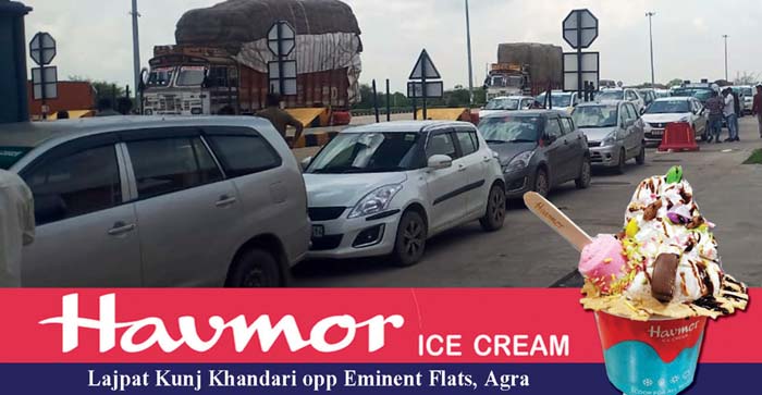  Agra News: Protest at toll plaza for taking out free car, Agra-Lucknow expressway jammed for three hours…#agranews