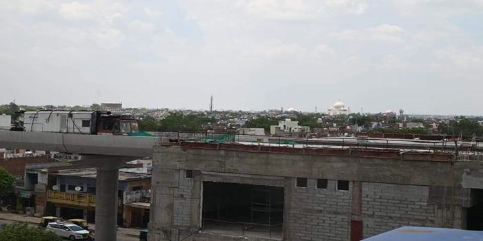  Agra news: The view of your city and the Taj Mahal will look like this from the metro in Agra, there will be lifts at the stations