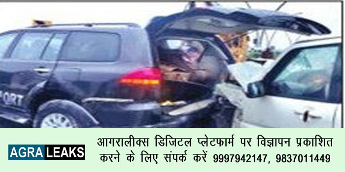  Agra News : One died in road accident at Agra-Lucknow expressway #agra