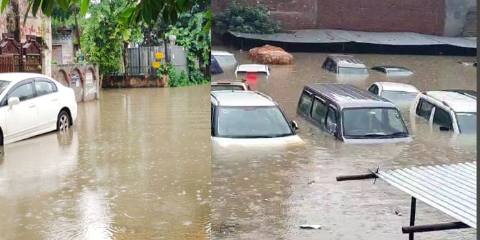  Heavy Rain fall in Agra : 77.5 MM rain recorded in Agra #agra