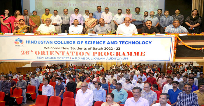  Agra News: Orientation program for newcomer students in Hindustan College of Science and Technology, Agra