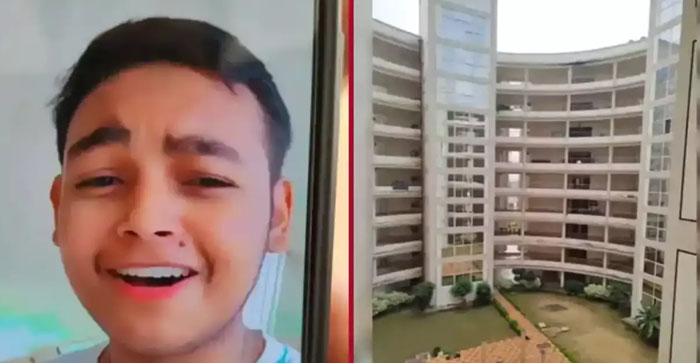  UP News: 18 year old boy wrote ‘sorry’ on the dust and jumped from the 8th floor