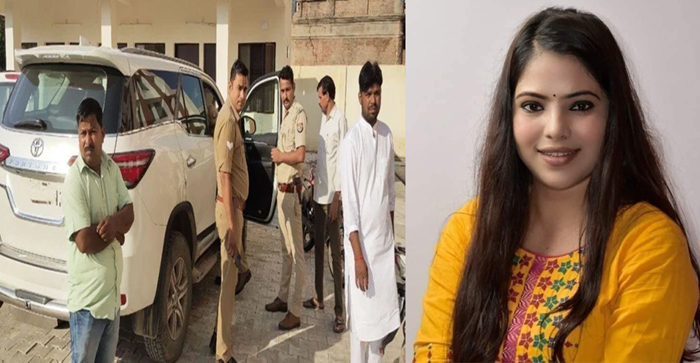  Agra Fortuner Car issue,  BJYM woman leader Divya Chauhan relieve from braj chetra mantri