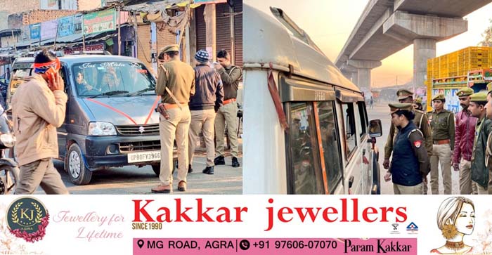  Agra News: Grand checking of vehicles in Agra, Action taken against many, see photos…#agranews
