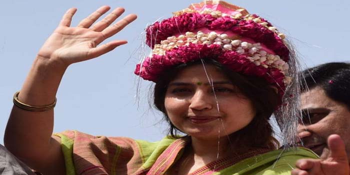  Dimple Yadav from Mainpuri ahead by 1.25 lakh votes, good news for SP from Rampur, Khatauli and Gujarat