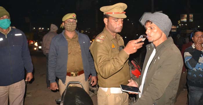 Agra News: Police in action against drunk driving in Agra…#agranews
