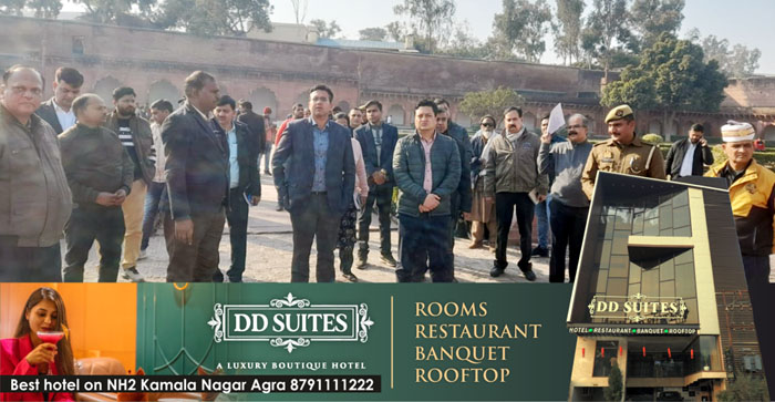  Agra News: DM inspected the work going on for G20 delegation…#agranews