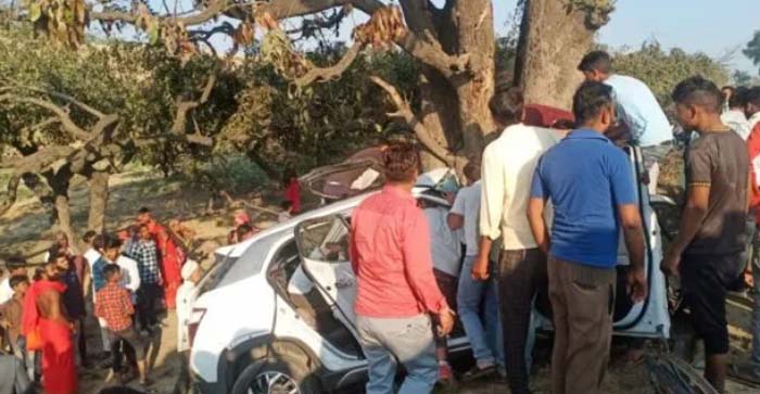  Agra News: Car accident in Agra, one killed, five injured…#agranews