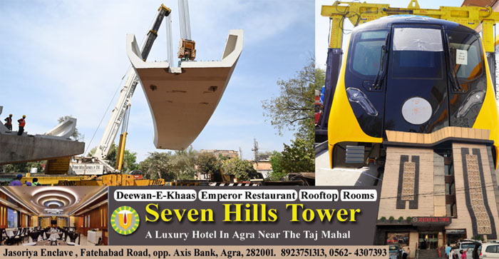  Agra News: Agra metro achieves a momentous feat; all U-Girders for elevated stretch erected…#agranews