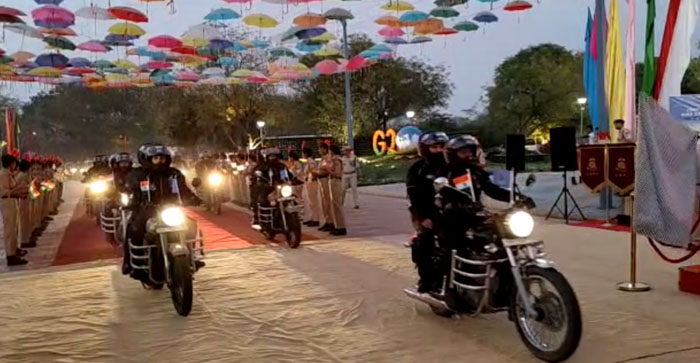  Agra News: Bike rally of CRPF women commandos reached Agra, flagging ceremony at selfie point…#agranews