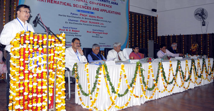  Agra News: International conference on mathematical science and applications started in the university…#agranews