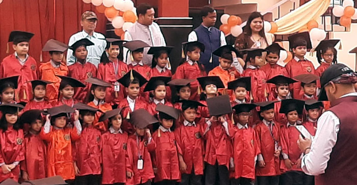  Agra News: Graduation ceremony held at St. Conrad’s School, little ones got degrees…#agranews