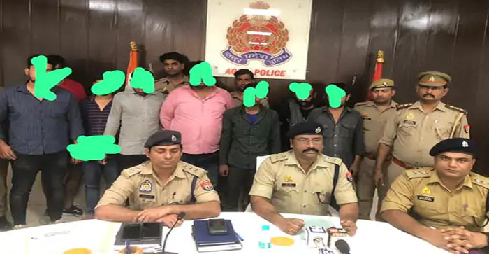  Agra News: ANTS_Agra unit and Agra police caught 1.94 quintal ganja, 8 smugglers arrested…#agranews