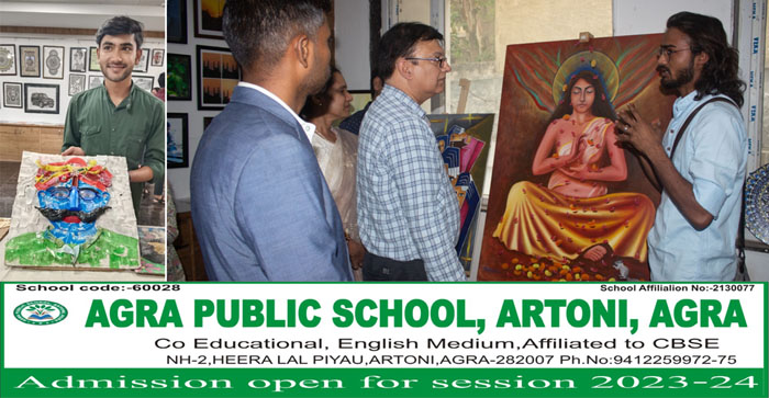  Agra News: Three-day annual exhibition inaugurated at Lalit Kala Sansthan…#agranews