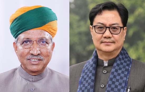  Kiren Rijiju took back the Ministry of Law and Justice. Arjun Ram Meghwal is now the new law minister