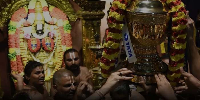  Chennai Super Kings reached Tirupati Balaji Temple with IPL-2023 trophy, took part in special prayers
