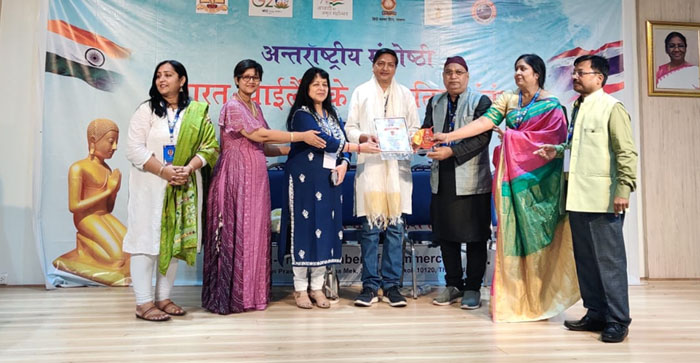  Agra News: Tajnagari poet Kumar Lalit received Thailand Poetry Award along with Thai-India Gaurav Samman in Bangkok…#agranews