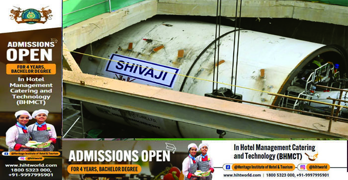  Agra Metro: TBM Shivaji launched for tunnel construction in the ramp area of Priority Corridor….#agranews