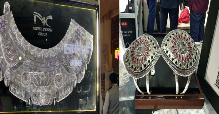  Agra News: 8 kg anklet in jewelery exhibition, also see 2 kg jeweled nettle registered in Guinness Book…#agranews