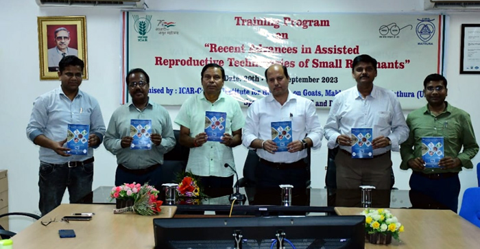  Agra News: Training on “Modern Bio-Technologies of Goat Breeding” started in Farah…#agranews