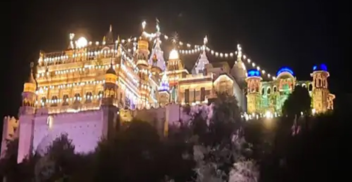  Agra News: Radhashtami tomorrow. Gorgeously decorated Shreeji temple in Barsana…#agranews