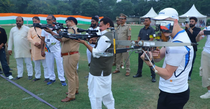  Agra News: 10th World Crossbow Shooting Championship started in Agra, Players from India and abroad took aim…#agranews