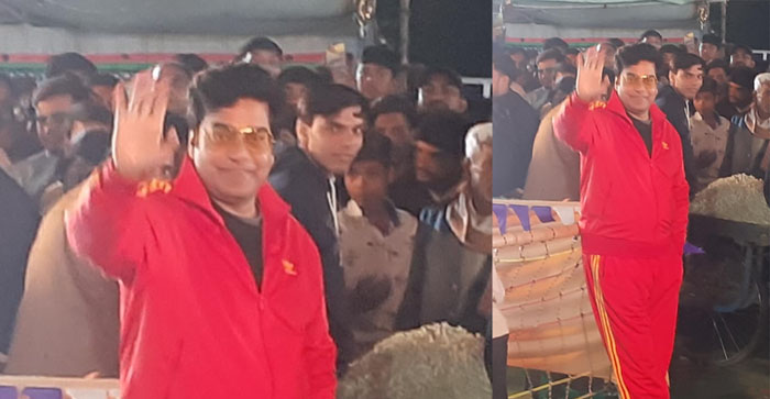  Agra News: Actor Ashutosh Rana arrived for the shooting of a comedy film. Crowds of people gathered to watch…#firozabadnews
