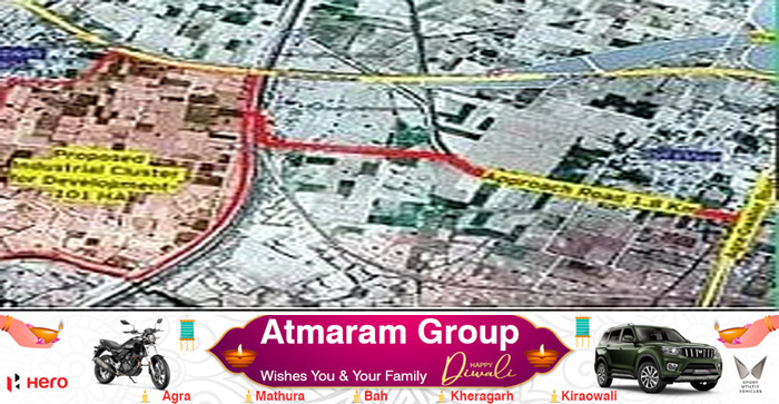  Industrial Cluster in Kuthawali in 101 Hectare land in Agra #agra
