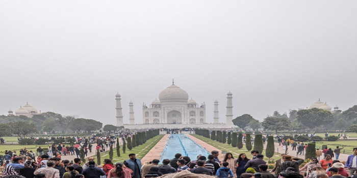  Tourist Crowd on Taj Mahal on 31st December 2023 #agra