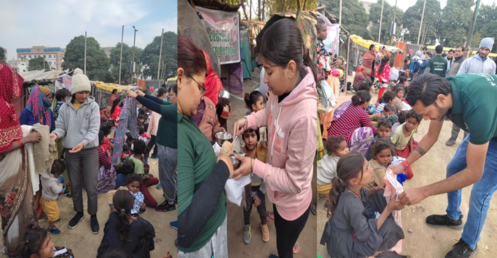  Video News: Cloth distribution drive in Agra to help the needy…#agranews