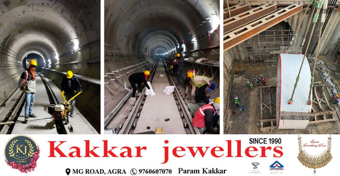  Agra News: TBM Shivaji will construct tunnel in the remaining underground part of Agra Metro, process of lowering will start…#agranews