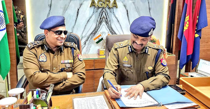 Agra News: Agra’s new Police Commissioner J Ravindra Gaur took charge…#agranews