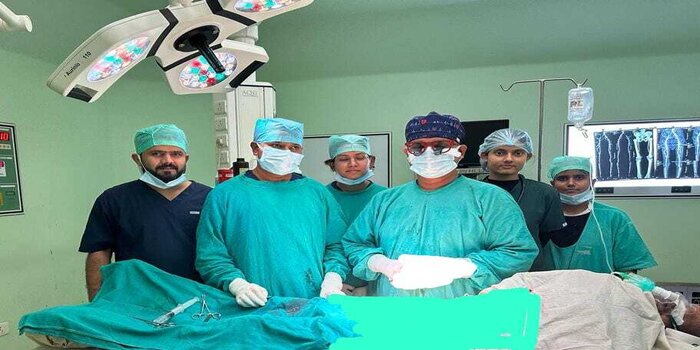  First ever leg bye pass surgery in SN Medical College Agra by CTVS Dr. Sushil Singhal#Agra