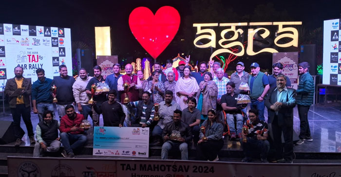  Taj Car Rally: 400 km in Agra. Manish and Rudraksh became winners in the car race of…#agranews