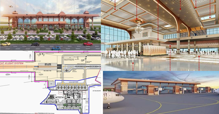  Agra Airport: KSM built new terminal @ Rs. 343.20 Crore in 2 years…#agranews