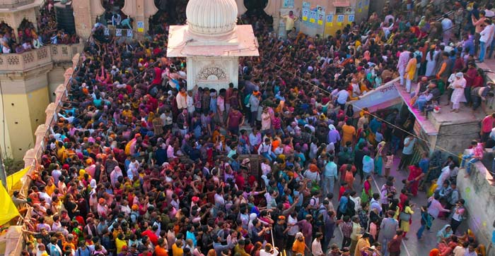  Holi 2024: Heavy Crowd of devotees on Holi from Mathura to Barsana, Nandgaon…#agranews