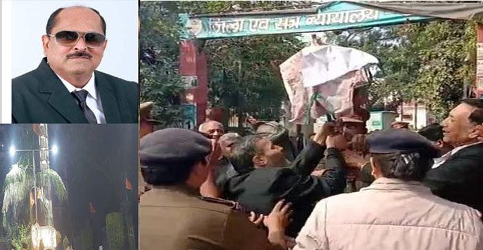  Agra News: Uproar among lawyers in the court after the death of the advocate…#agranews