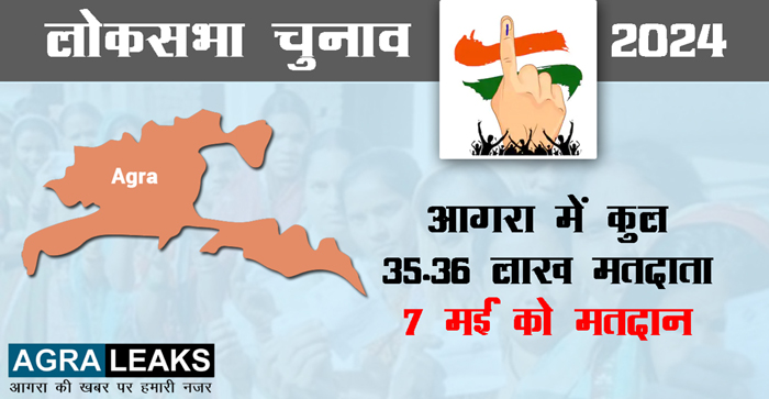  Lok Sabha Election 2024: 35.36 lakh voters in Agra, voting on 7th May. Know when nominations will start…#agranews