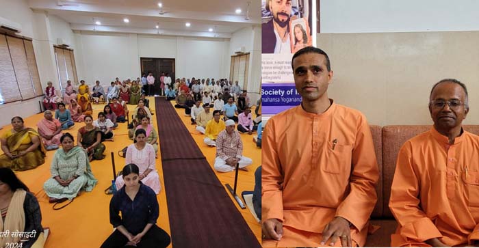  Agra News:  “Sadhana Camp of Yogoda Satsang Meditation Center organized in Agra. given knowledge of divine love…#agranews