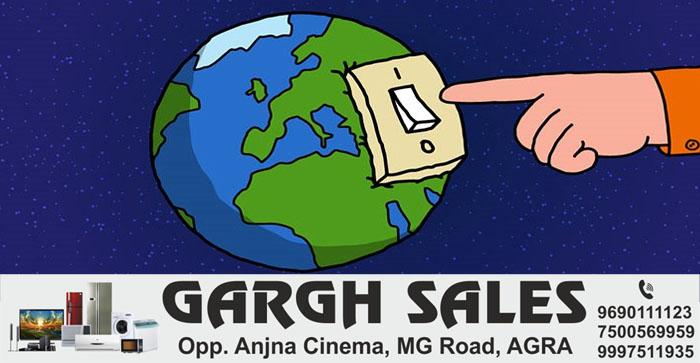  Agra News: Appeal to keep non-essential lights off for one hour today in Agra under Earth Hour…#agranews